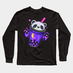 Starry Panda Bubble Tea - Sapphire Witch Long Sleeve T-Shirt